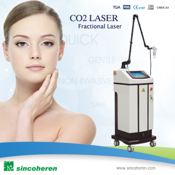 Machine fractionnée de rajeunissement de la peau au laser CO2, balayage, découpage